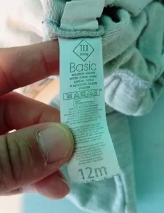 Set 6 pantaloni bimbo 12 mesi cotone