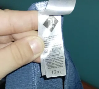 Set 6 pantaloni bimbo 12 mesi cotone