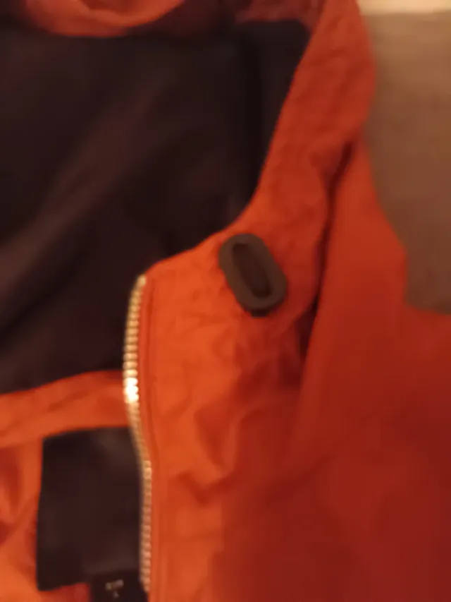 Cortavientos H&M Naranja y Negro Talla L