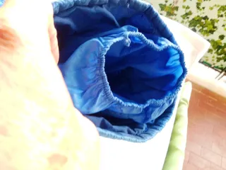 Tuta da neve blu " Simac " taglia M