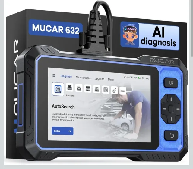 MUCAR 632 con IA - Diagnóstico Automotriz