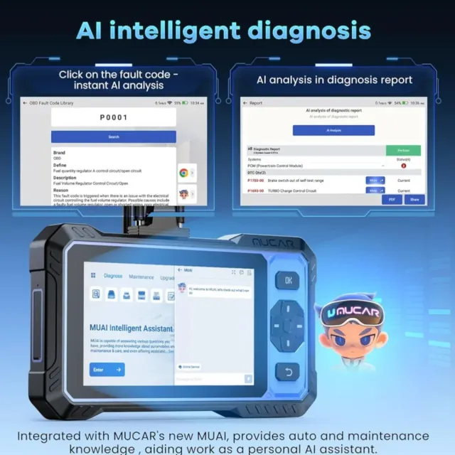 MUCAR 632 con IA - Diagnóstico Automotriz