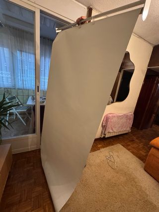 Estor enrollable blanco IKEA