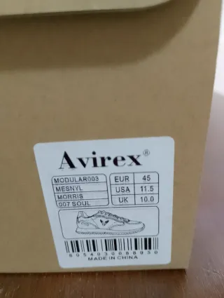 Scarpe Avirex 45 beige verdi