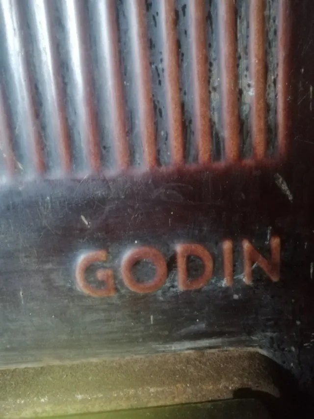 Estufa Antigua Hierro Esmaltado Godin