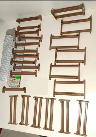 STS Scalextric lote de soportes de elevación. 23 u