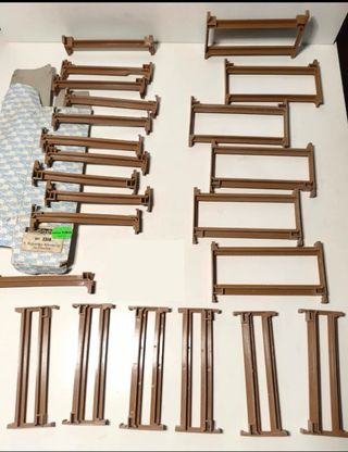 STS Scalextric lote de soportes de elevación. 23 u