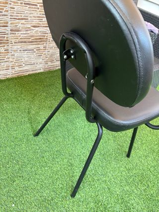 Silla de peluquería lavacabezas negra