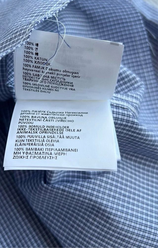 Camisa Miu Miu cuadros con uso original