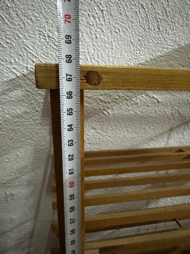 Zapatero de madera 4 estantes