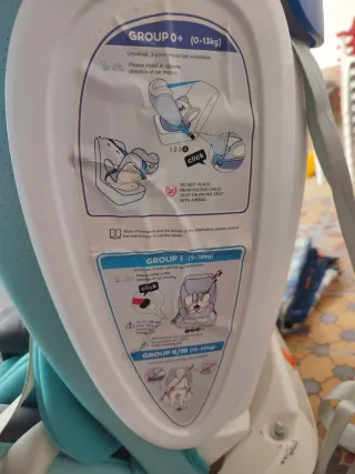 Silla de coche Grupo 0+