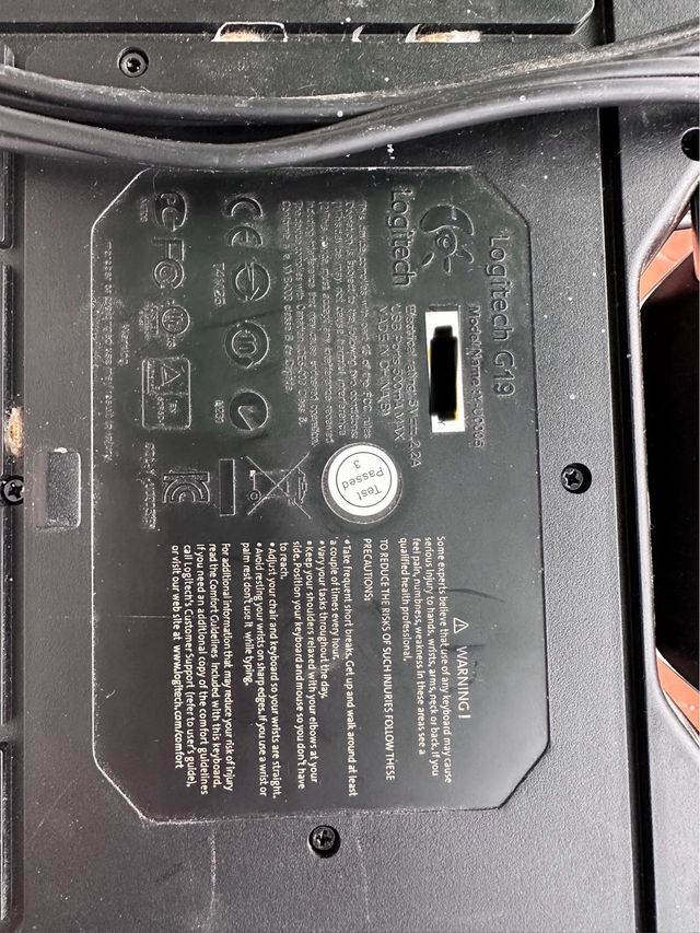 Teclado Logitech G19 Gaming