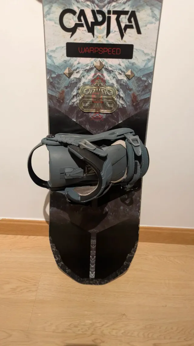 Tabla Snowboard Capita Warpspeed 161 + Fijaciones