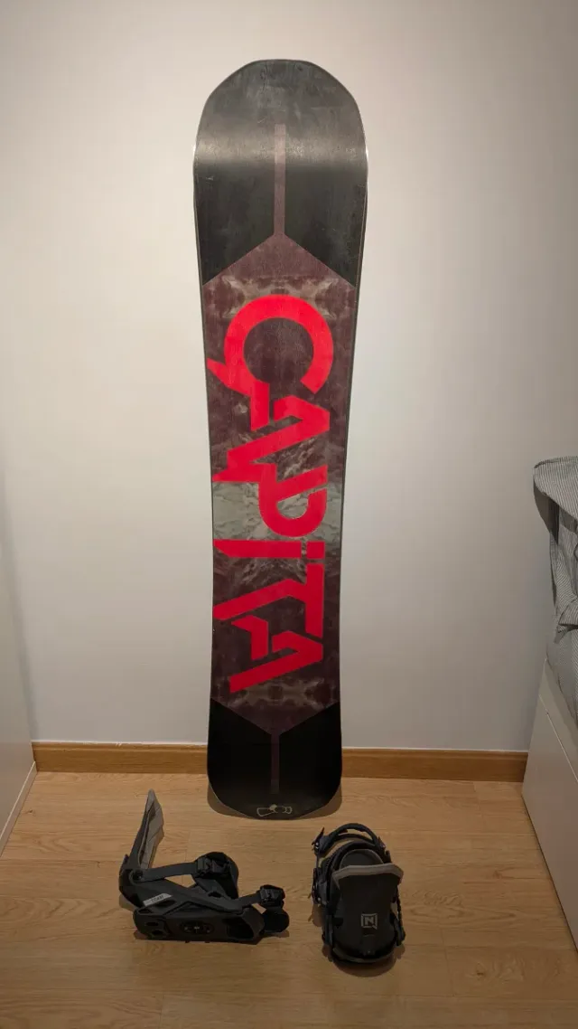 Tabla Snowboard Capita Warpspeed 161 + Fijaciones