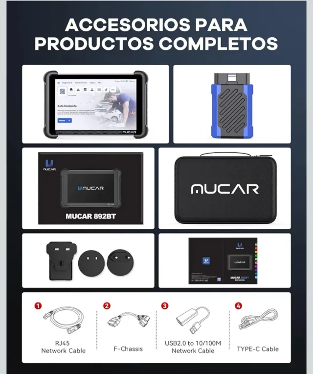 Mucar 892BT Diagnosis con AI Assist