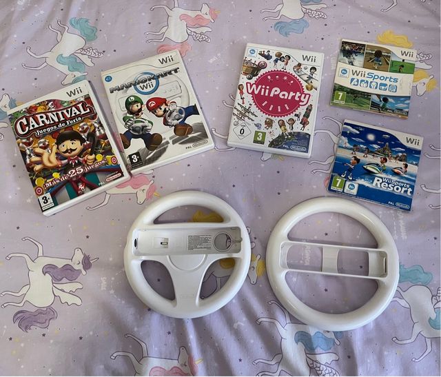 Consola Nintendo Wii + Wii Fit Plus + Volantes