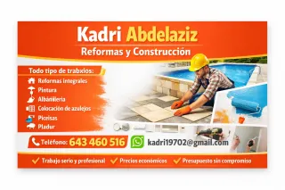 Trabajo todos tipo  construccion y reforma
