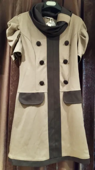 Falda larga estampada mujer