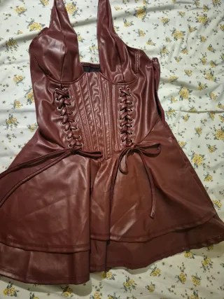 Vestido gótico SHEIN rojo