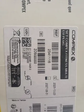 Compex Fitness sin estrenar