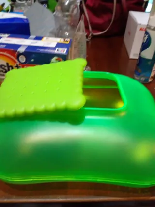 Scatola porta biscotti Alessi verde