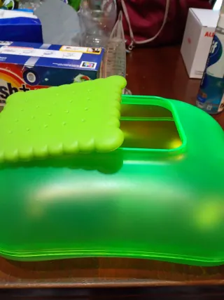 Scatola porta biscotti Alessi verde