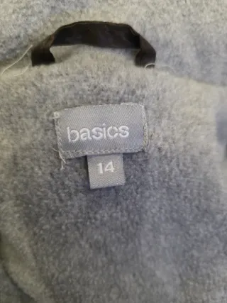 Casaco castanho Basics tam 14