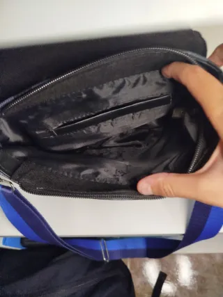 Bandolera Louis Vuitton Negra y Azul