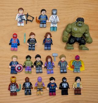 Figuras compatibles. Avengers y Superhéroes Marvel