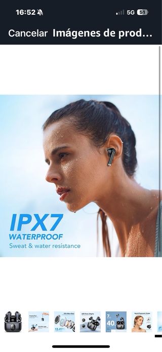 Auriculares inalámbricos negros