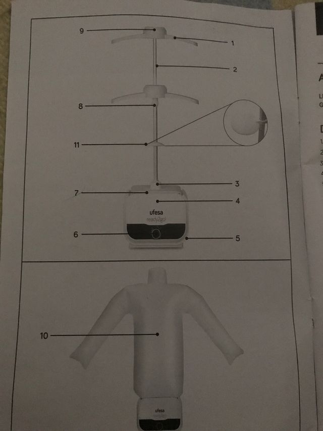 Ufesa SV1200 Secador y Planchador Ropa