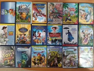 Oferta Lote Películas DVD Walt Disney y animadas