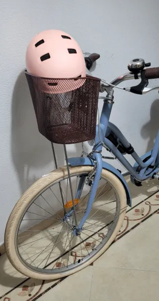 Bicicleta paseo adulto con cesta