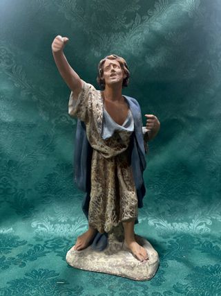 Figura Belén Barro Artesanía Serrano Antigua