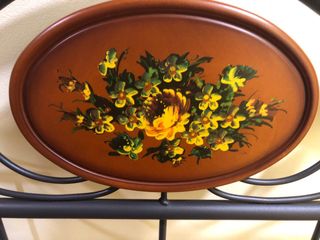 Cabezal forja de 90 con detalles florales