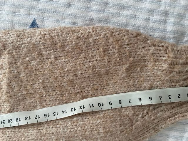 Jersey Mango cuello redondo beige Talla XXS