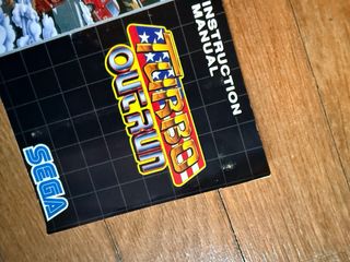 Turbo Outrun Sega Mega Drive Cartucho y Manual