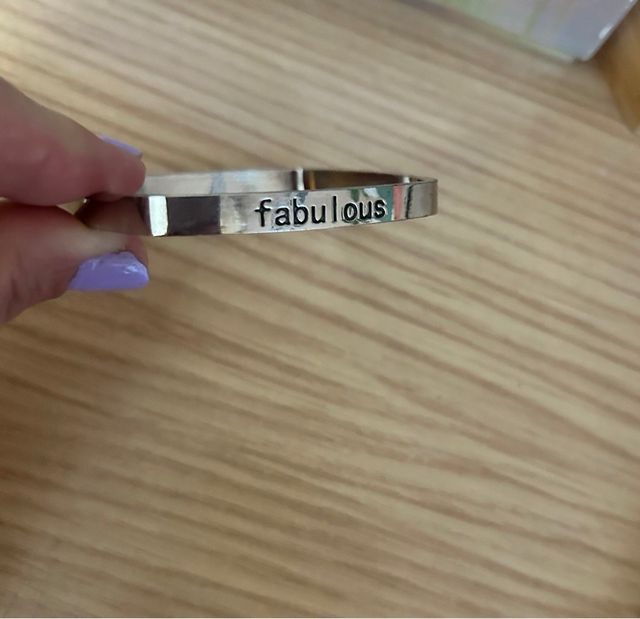 Pulsera de plata cuadrada