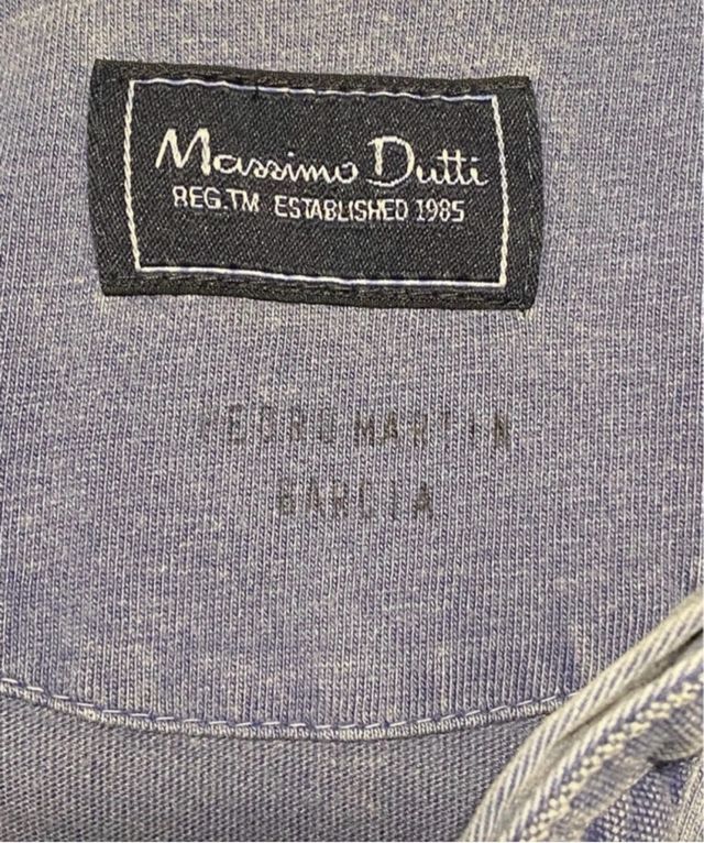 Polo Massimo Dutti Azul