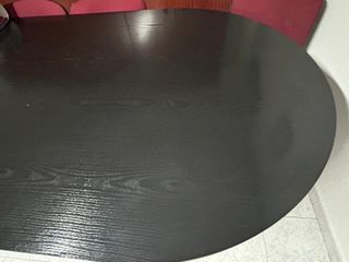 Mesa de reuniones ovalada grande