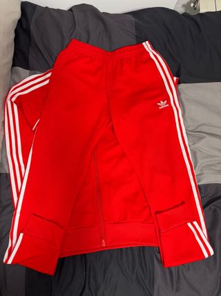 Conjunto Chándal Adidas Rojo y Blanco