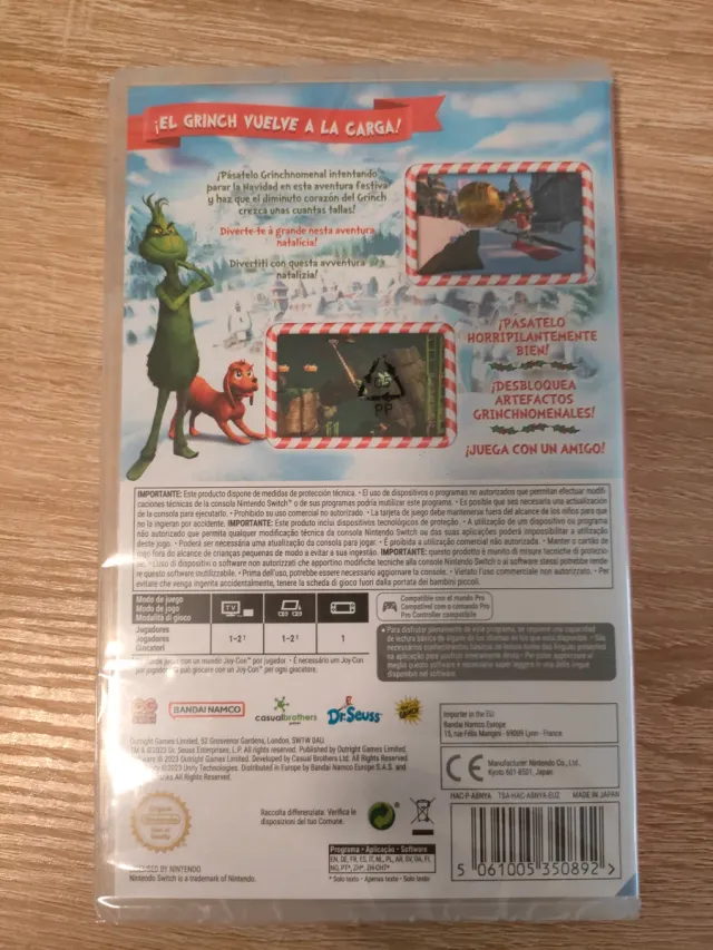 The Grinch Christmas Adventures Nintendo Switch