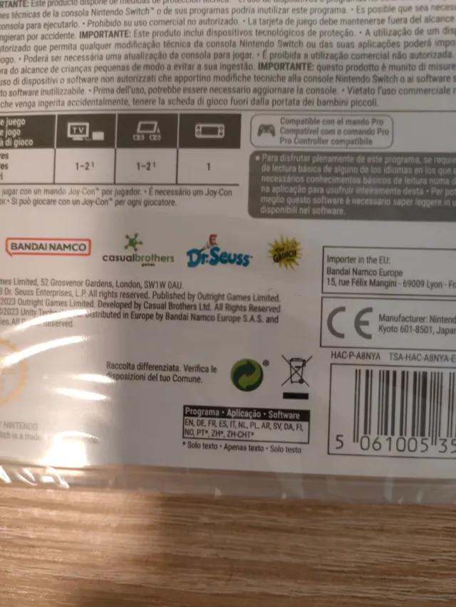 The Grinch Christmas Adventures Nintendo Switch