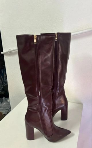 Stivali donna bordeaux tg 38 nuovo