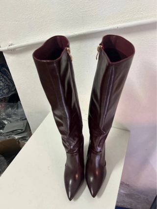 Stivali donna bordeaux tg 38 nuovo
