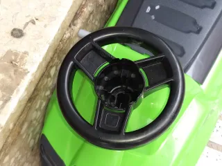 Correpasillos verde con volante