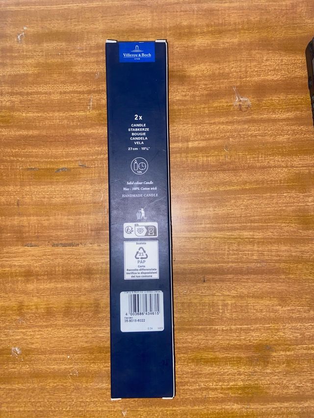 Velas Villeroy & Boch Beige Set 2x