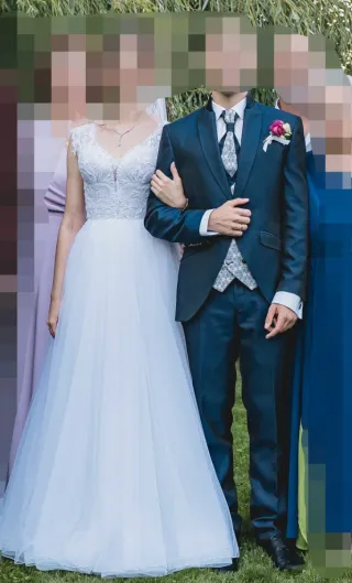 Traje de ceremonia/novio azul