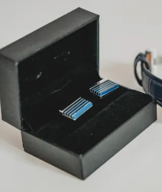 Traje de ceremonia/novio azul