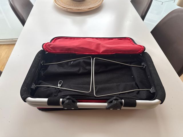 Cestino pieghevole Bauhaus Rosso